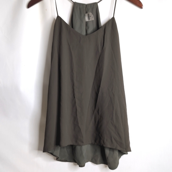 Express Khaki/Olive Barcelona Reversible Cami, Size S - Picture 1 of 4